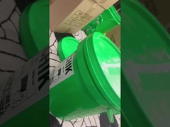 Sitodruk Białe plastikowe wiadra 5 galonów z pokrywką