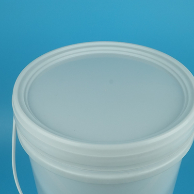 Okrągłe plastikowe wiadro z pokrywką i uchwytem 16,5 litra na farbę lateksową