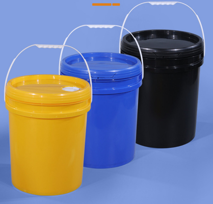 Lekkie plastikowe wiadro na olej w różnych kolorach, przyjazne dla środowiska z pokrywką