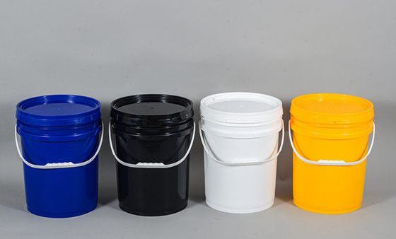 Przejrzyste plastikowe wiadra z odpornością na promieniowanie UV