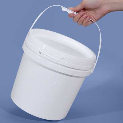 Przejrzysty plastikowy wiaderek do przechowywania z pojemnością rękojeści 0,2L-20L