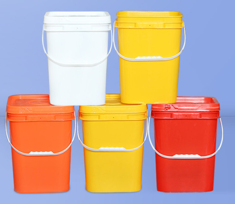 Opcje drukowania w plastycznych wiadrach kwadratowych IML transfer cieplny i drukowanie seryjne