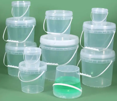 Drukowanie ekranowe plastikowe wiadro do jedzenia dla wymagań klientów