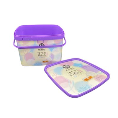 2L Kwadratowa plastikowa wanna Odporność na uderzenia i trwała konstrukcja do ciężkich zastosowań