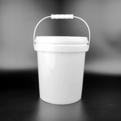 Okrągłe plastikowe wiadro o pojemności 6 litrów z polipropylenu dla przemysłu chemicznego