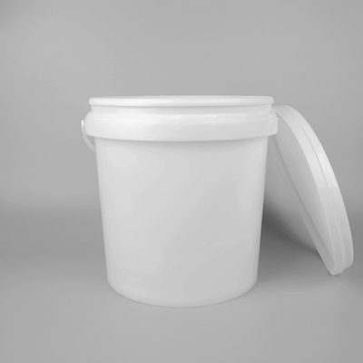 Dostosowane przezroczyste plastikowe wiadro z pokrywką Okrągłe 8L 10L