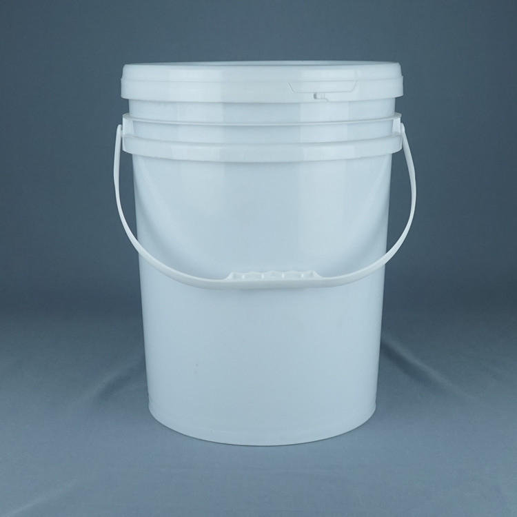 Włączenie białej pokrywy do wiadra chemicznego PP/HDPE do druku na ekranie z transferem cieplnym IML
