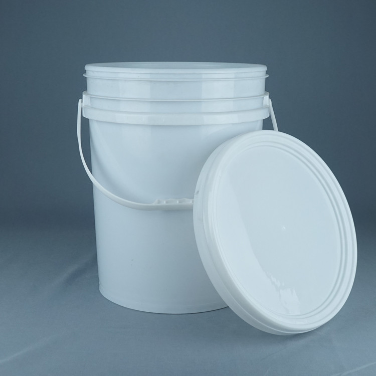Włączenie białej pokrywy do wiadra chemicznego PP/HDPE do druku na ekranie z transferem cieplnym IML