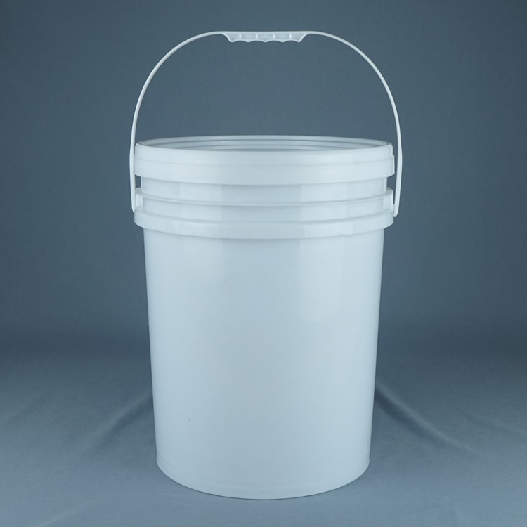 Włączenie białej pokrywy do wiadra chemicznego PP/HDPE do druku na ekranie z transferem cieplnym IML