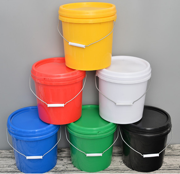 00,8-1,5 mm grubości okrągły plastikowy wiadro z gładką powierzchnią i zgodnie z wymaganiami logo