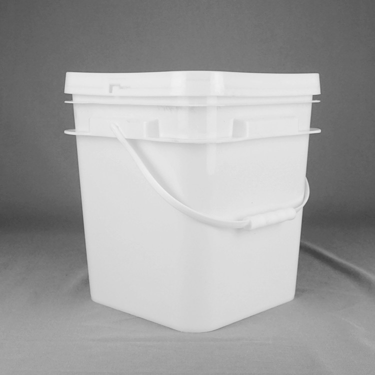 Odporność chemiczna kwadratowa plastikowa wiadra 1,2 kg do zabawek farbowych
