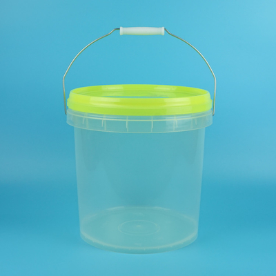 Plastikowe wiadro o wysokiej przezroczystości do żywności 10L 5L