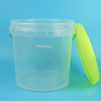 Plastikowe wiadro o wysokiej przezroczystości do żywności 10L 5L