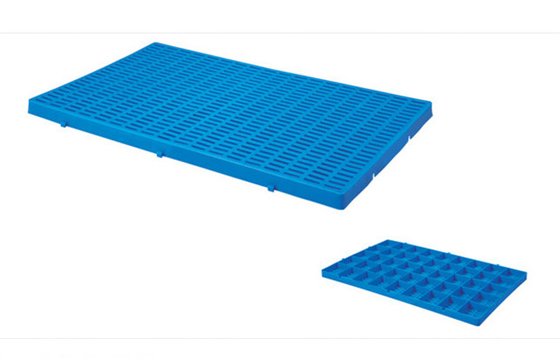 Matowa plastikowa taca z siatką Czterostronny widelec Logistics Turnover Packaging
