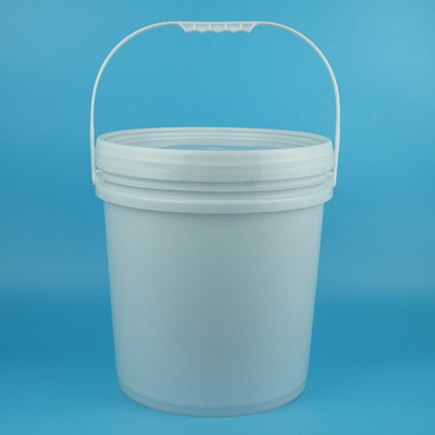 Okrągłe plastikowe wiadro z pokrywką i uchwytem 16,5 litra na farbę lateksową