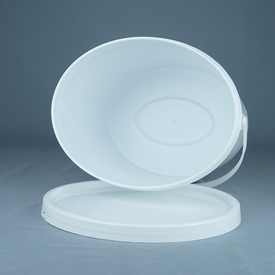 Konfigurowalne owalne plastikowe wiadro PP / HDPE z IML lub termotransferem lub sitodrukiem