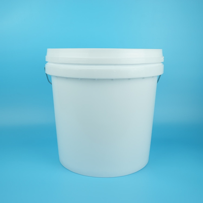 Formowane okrągłe plastikowe wiadro z uszczelką w wymaganym kolorze