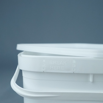3 kg Opakowania na lody Kwadratowe plastikowe wiadro klasy spożywczej