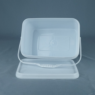 10 kg prostokątny plastikowy pojemnik do pakowania Skrzynka narzędziowa klasy spożywczej