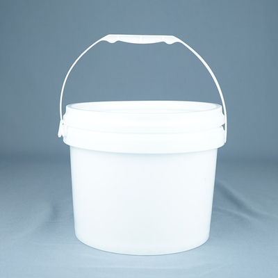 Przejrzysty plastikowy wiadro z drukiem IML trwały kształt wiadra T/T akceptowany