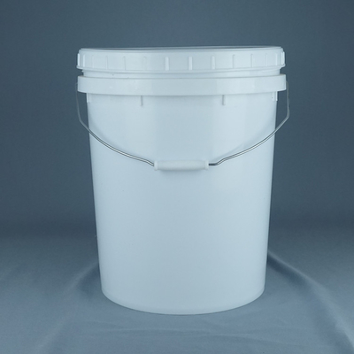 Okrągłe plastikowe wiadro z certyfikatem ISO 9001 Lekki materiał PP o różnych pojemnościach
