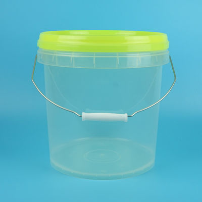 Zastosowalny trwały przezroczysty plastikowy wiadro T/T Płatność IML Drukowanie transferem cieplnym