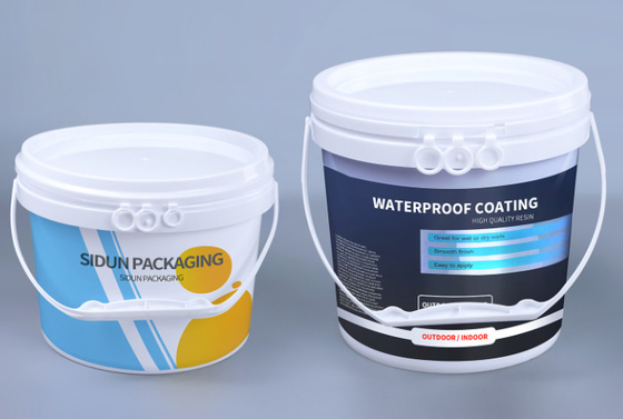 Solidne plastikowe wiadro z farbą 30 cm * 30 cm * 30 cm Trwałe do długotrwałego użytkowania