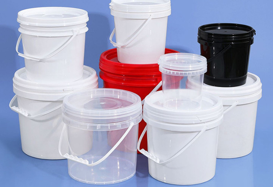 MOQ 1000 zestawów Plastikowy wiadro do żywności IML / Transfer cieplny / Drukowanie ekranowe CAS / FDA / SGS