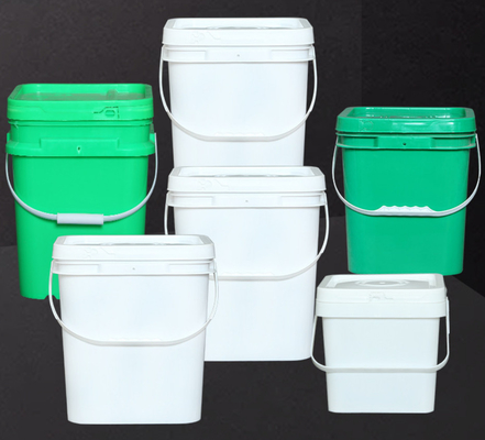1.2 kg kwadratowy plastikowy wiaderek odporny na uderzenia z uchwytem