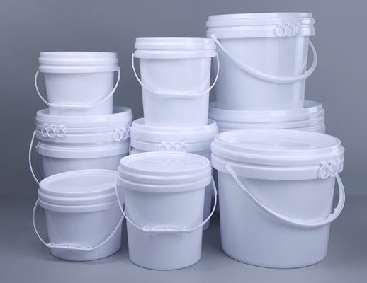 Zamknięcie pokrywy ISO 9001 Certyfikowany okrągły plastikowy wiaderek w zależności od pojemności