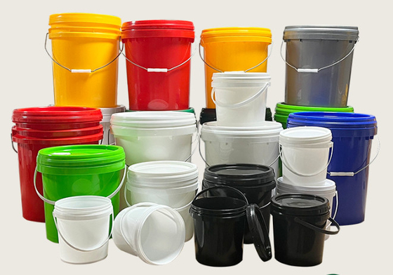 1,2 KG Plastikowy kubeł na farbę, wytrzymały, odporny na promieniowanie UV i uderzenia