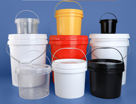 1L 5L 20L pojemność okrągły plastikowy wiadro do wszechstronnych zastosowań