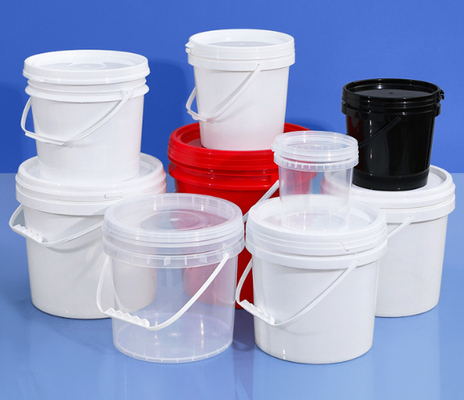 Okrągły plastikowy wiadro do przechowywania zabawek