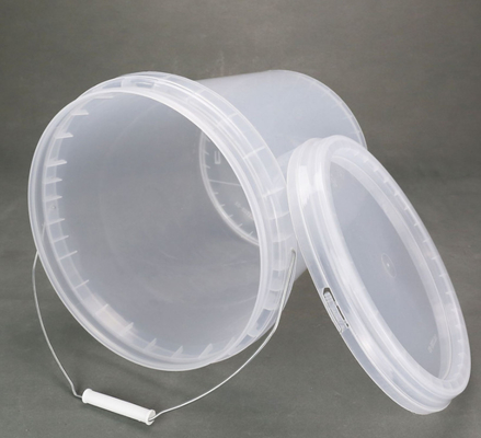 Dostosowywalne okrągłe plastikowe wiadra z zamkniętą pokrywą