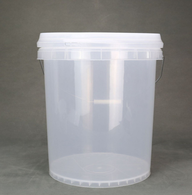 Dostosowywalne okrągłe plastikowe wiadra z zamkniętą pokrywą