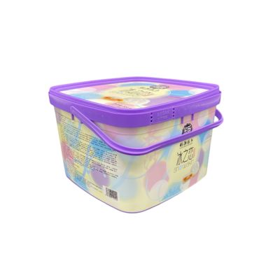 2L Kwadratowa plastikowa wanna Odporność na uderzenia i trwała konstrukcja do ciężkich zastosowań