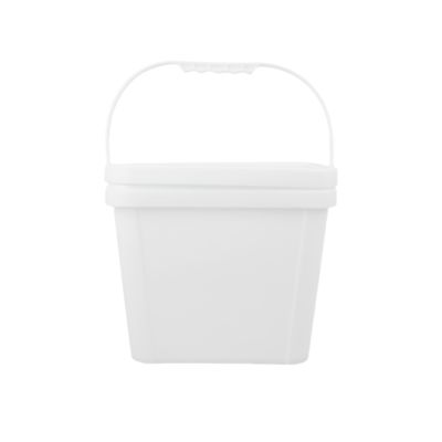 Kwadratowe plastikowe wiadro PP do farb, 100% surowców, kwadratowe