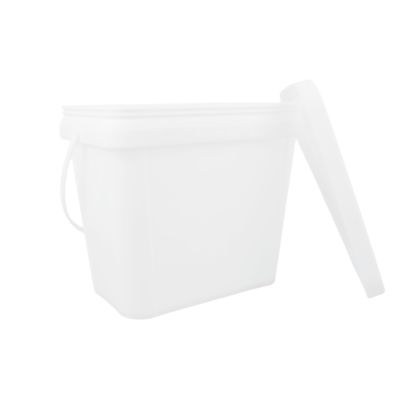 Kwadratowe plastikowe wiadro PP do farb, 100% surowców, kwadratowe