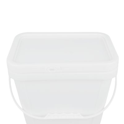 Kwadratowe plastikowe wiadro PP do farb, 100% surowców, kwadratowe