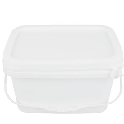 1.2 kg Kwadratowy pojemnik plastikowy wykonany w 100% z surowców PP