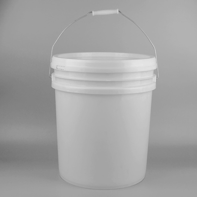 Chemiczne okrągłe plastikowe wiadro o pojemności 1 l i druku cieplnego