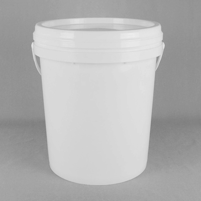 Okrągłe plastikowe wiadra o pojemności 20 l z zatrzaskami