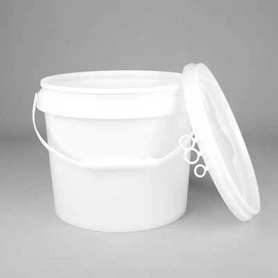 7 kg plastikowe wiadro z farbą z pokrywką i uchwytem