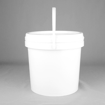 OEM Witamy 9-litrowe plastikowe pojemniki do przechowywania farb Białe wiadro z pokrywką