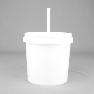 Bezpłatny pobór Logo dostosowywalne Plastikowy wiadro do jedzenia Materiał PP/HDPE