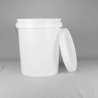 Lekkie okrągłe plastikowe wiadro na olej do przechowywania i transportu