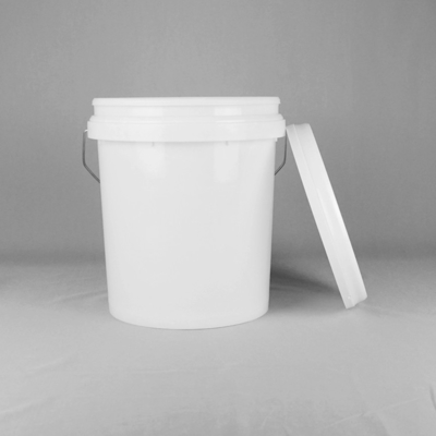 Etykietowanie IML 14L Malowane na klej plastikowe wiadro z pokrywką i uchwytem