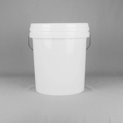 Etykietowanie IML 14L Malowane na klej plastikowe wiadro z pokrywką i uchwytem