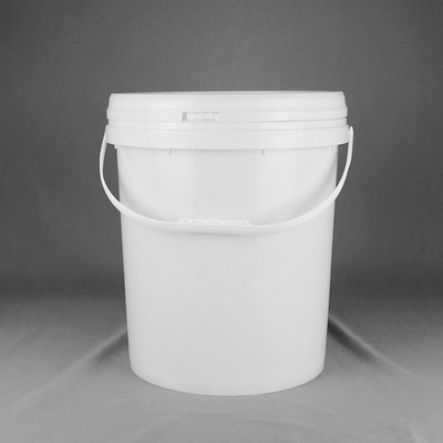 25-litrowe plastikowe wiadro na farbę z pokrywką i uchwytem