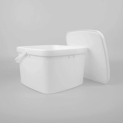 ISO9001 Bez BPA Przezroczyste plastikowe wiadro PP Materiał na wodę